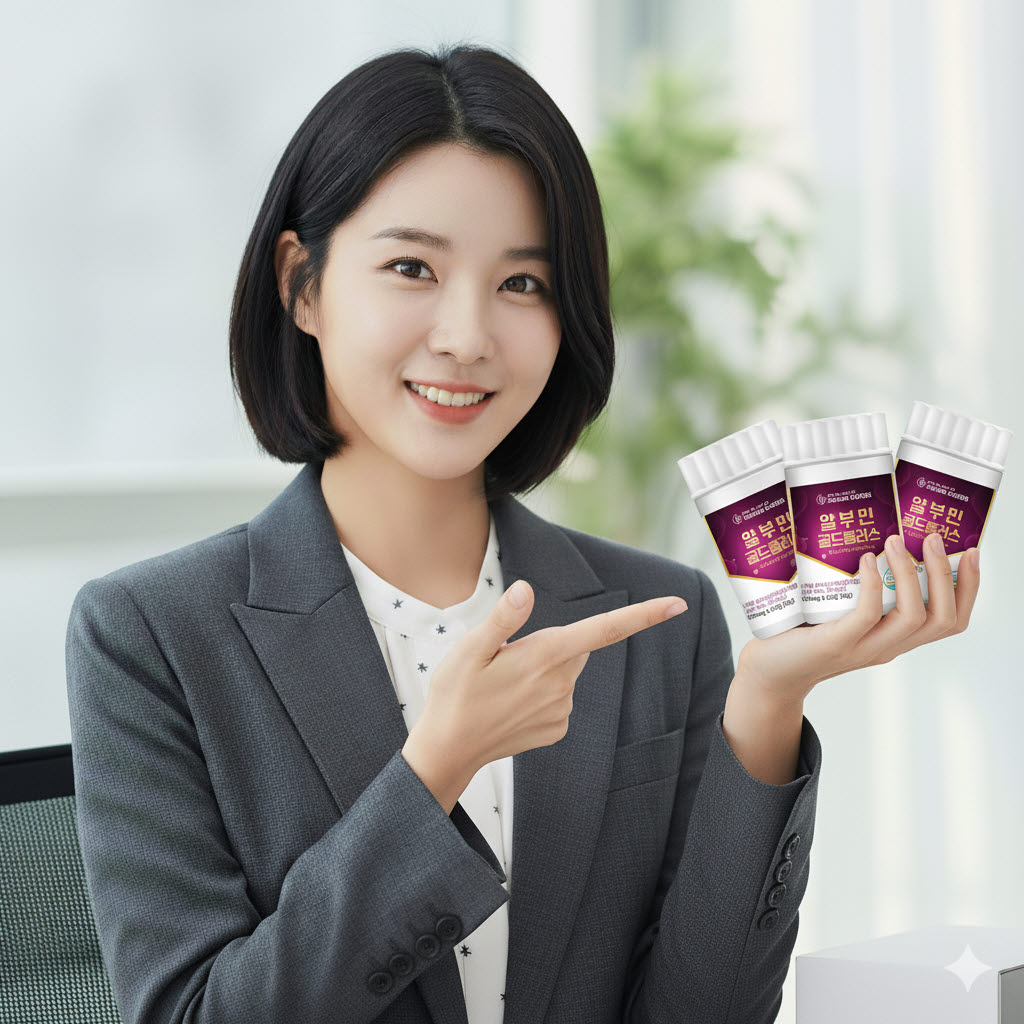 해썹 난백분 벌나무분말 알부민골드 플러스 600mg 60정 3개 - 메인 이미지