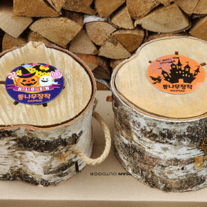 아홉산캠핑 착화제포함 자작나무 통나무장작 운동러 솔직 후기 | 실사용 리뷰 - 상품 이미지 2