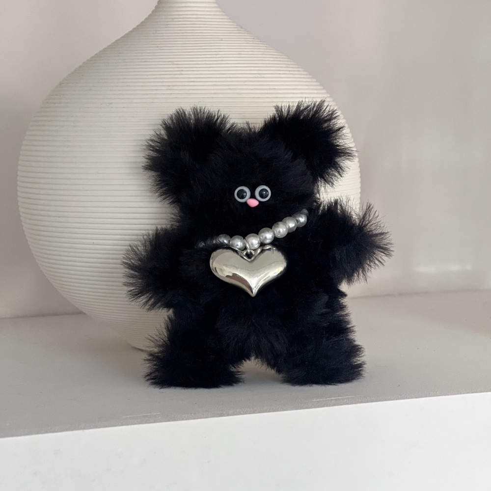 모루인형만들기 고급키트 선글라스 하트 진주목걸이 모루인형부자재 공예용세트 털달린 철사공예 - 상세 이미지 4