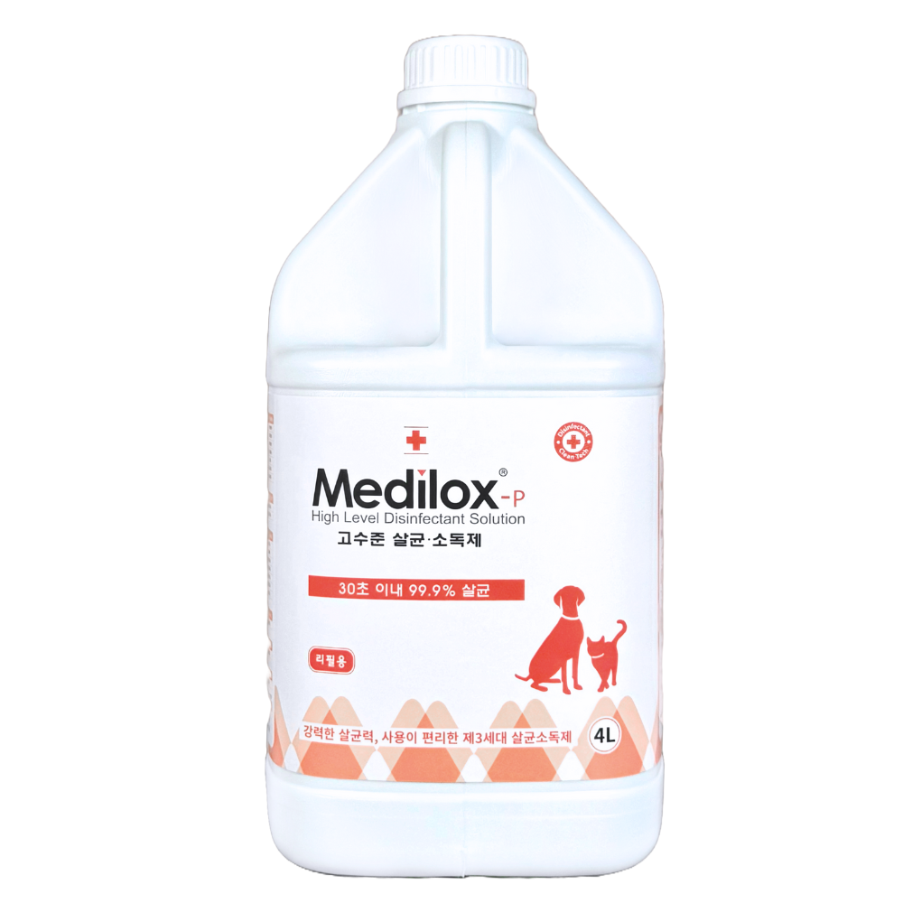 메디록스 P 고수준 살균 소독제 4L+500ml 2개 - 상세 이미지 2