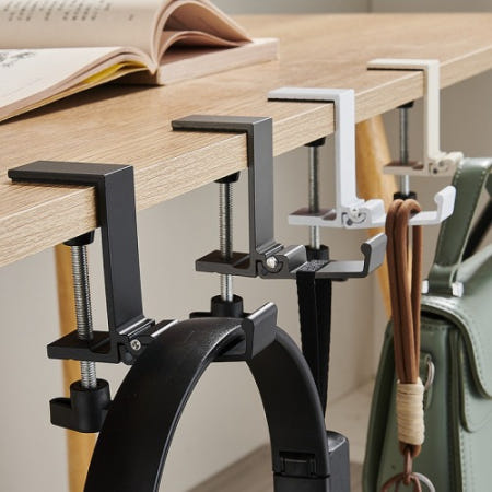 자체제작 책상 헤드셋걸이 접이식 헤드폰걸이 이어폰거치대