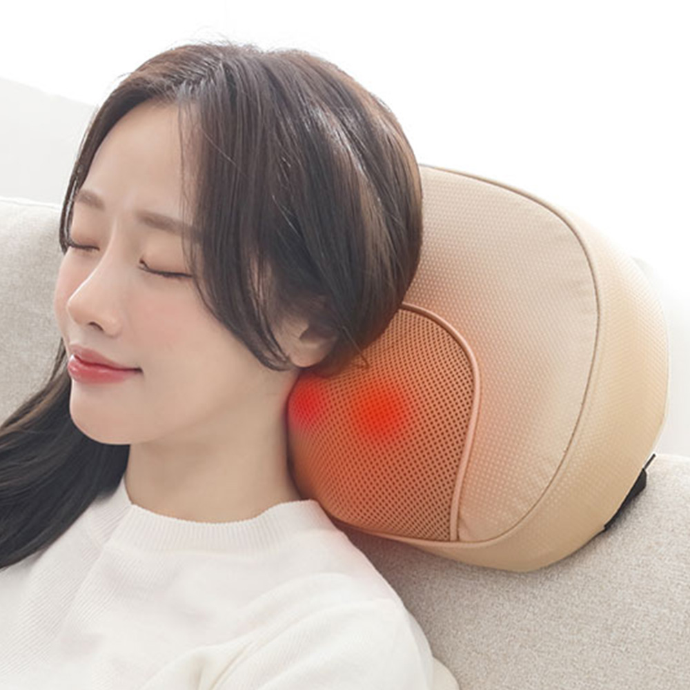 버블쿠션 베개형 안마기 골드 MD-8600 - 메인 이미지