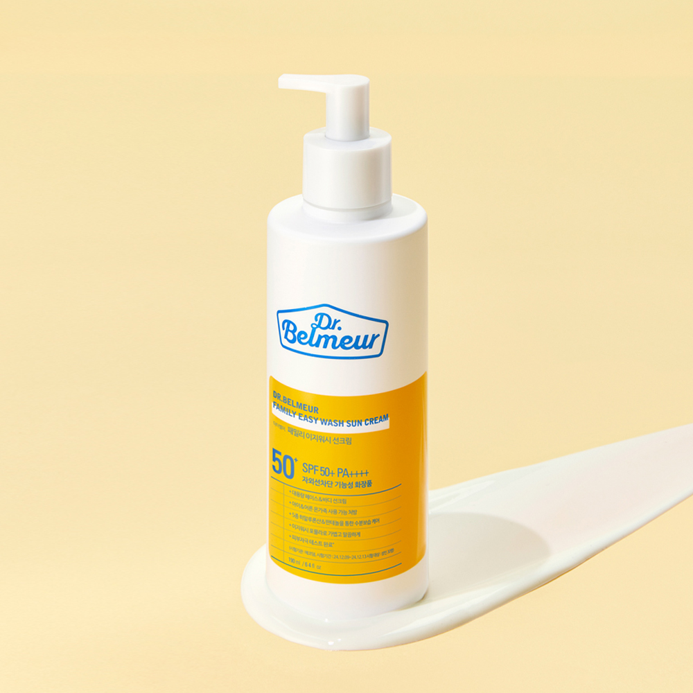 더페이스샵 닥터벨머 패밀리 이지워시 선크림 190 mL (SPF50 PA++++) 이미지 4