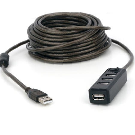 USB2.0 무전원4P 리피터케이블 연장장비 네트워크 10M