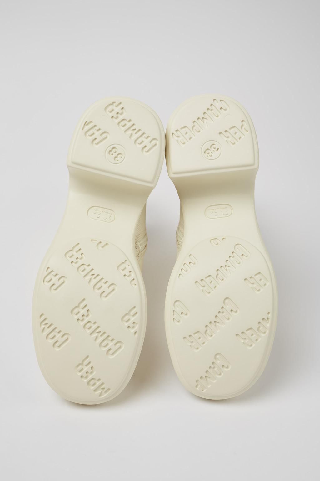 캠퍼 친환경 화이트 리사이클 폴리에스터 여성 앵클부츠 K400756-002 WHITE - 상세 이미지 5