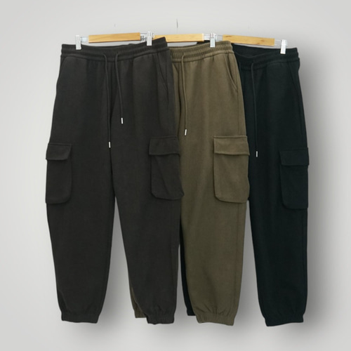 조이마담 MPT90003 기모 코듀로이 카고 밴딩팬츠 겨울바지 중년남성의류 아빠옷 - 상세 이미지 5