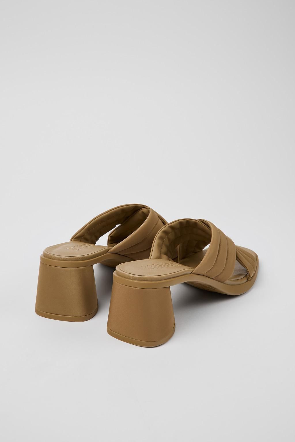 캠퍼 브라운 크로스 스트랩 미드힐 샌들 K201540-007 BROWN - 상세 이미지 3