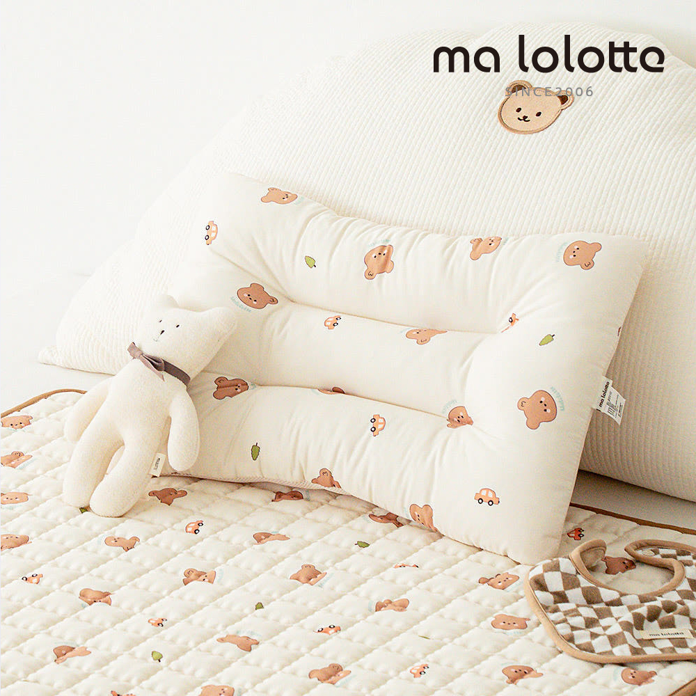 [마롤로뜨]어린이 베개 주니어 경추베개 모달 면 빨아쓰는 일체형 초등학생 키즈 마고미 제품 이미지