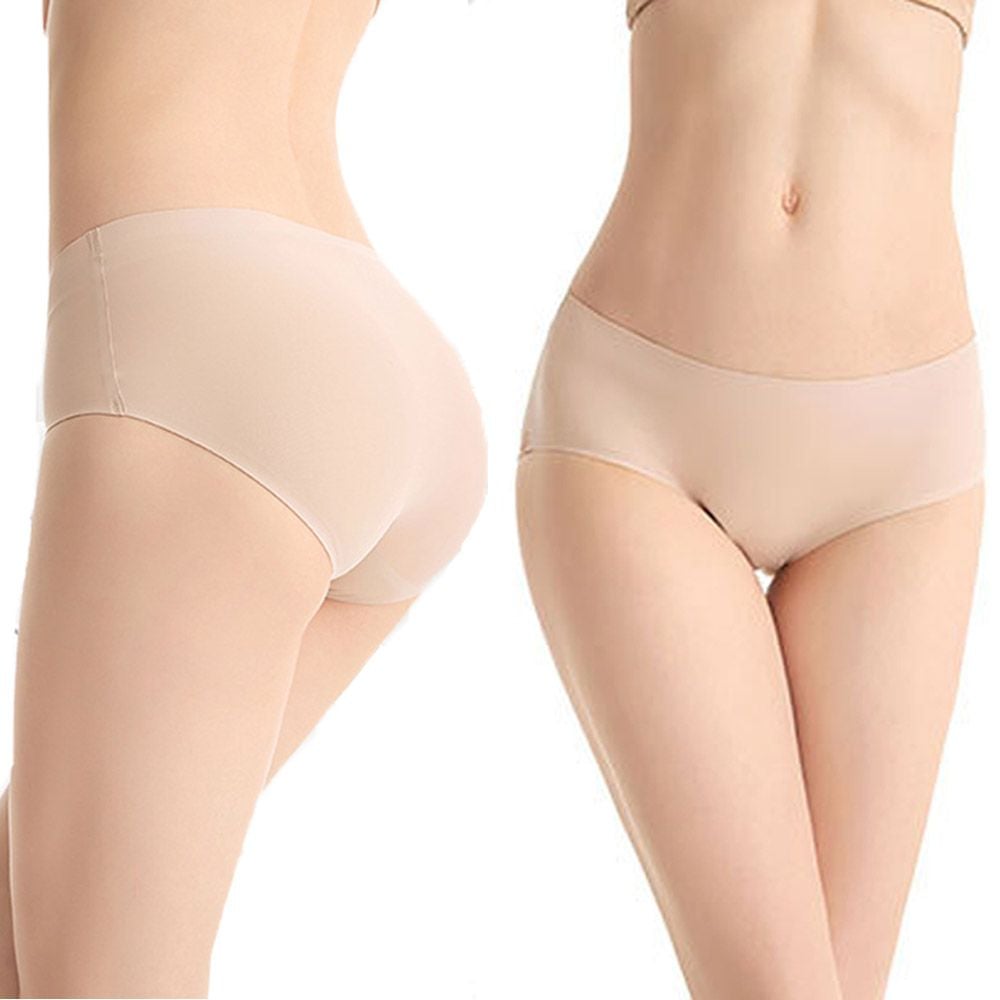 여성 심리스 햄라인 팬티 여성속옷 심플한 편안한 블랙 - 상품 이미지