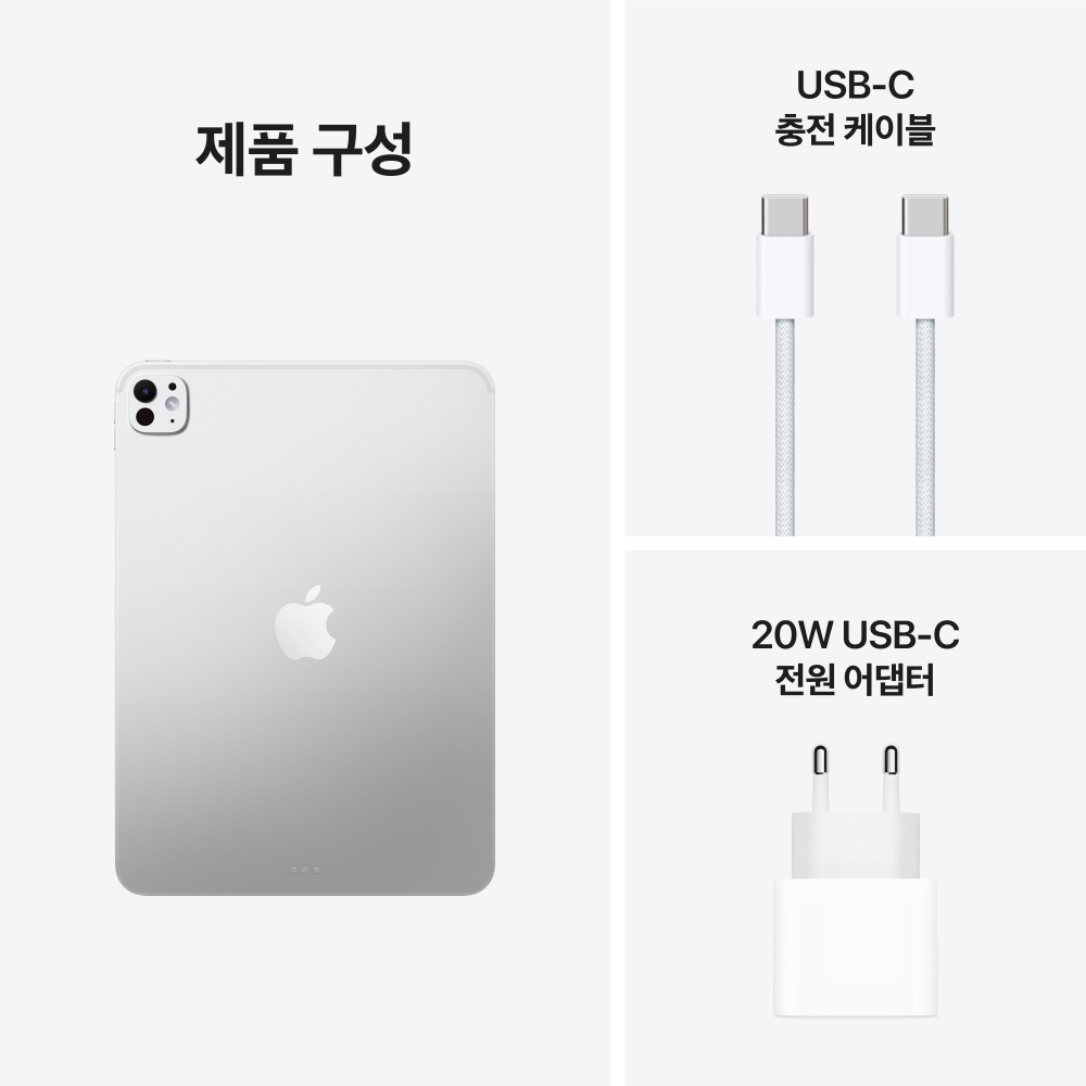 애플 아이패드 프로 11 M5 WiFi 실버, 512GB, WiFi전용 상품 이미지