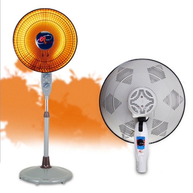 산업용 선풍기형 카본히터 48cm 공장 현장 반사판 원적외선히터 TS-1800