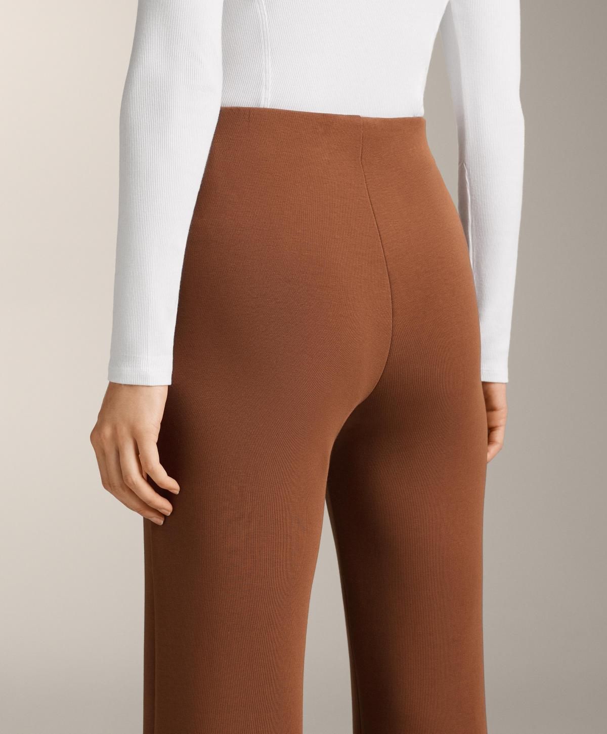 오이쇼 코튼 밴딩 플레어 부츠컷 팬츠 1143/308 TAN - 상세 이미지 3