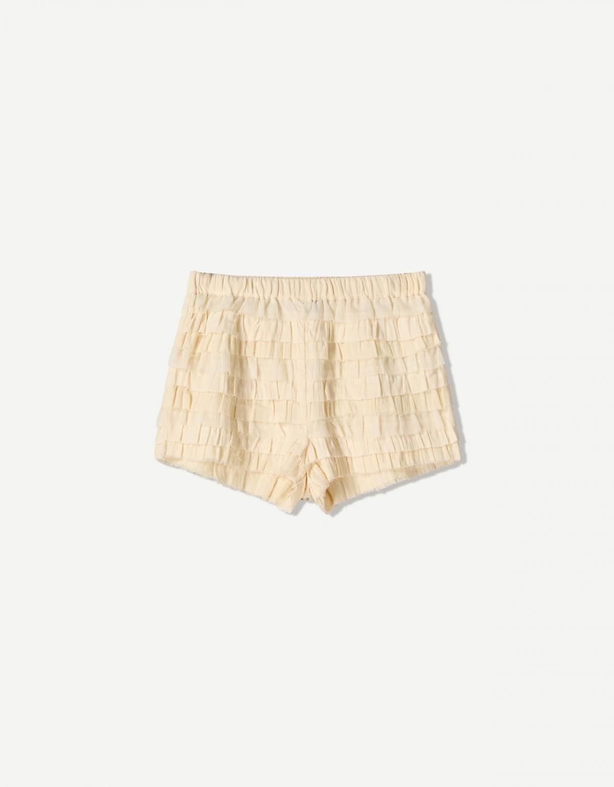 버쉬카 러플 내추럴 숏팬츠 8360/207 CREAM - 상품 이미지