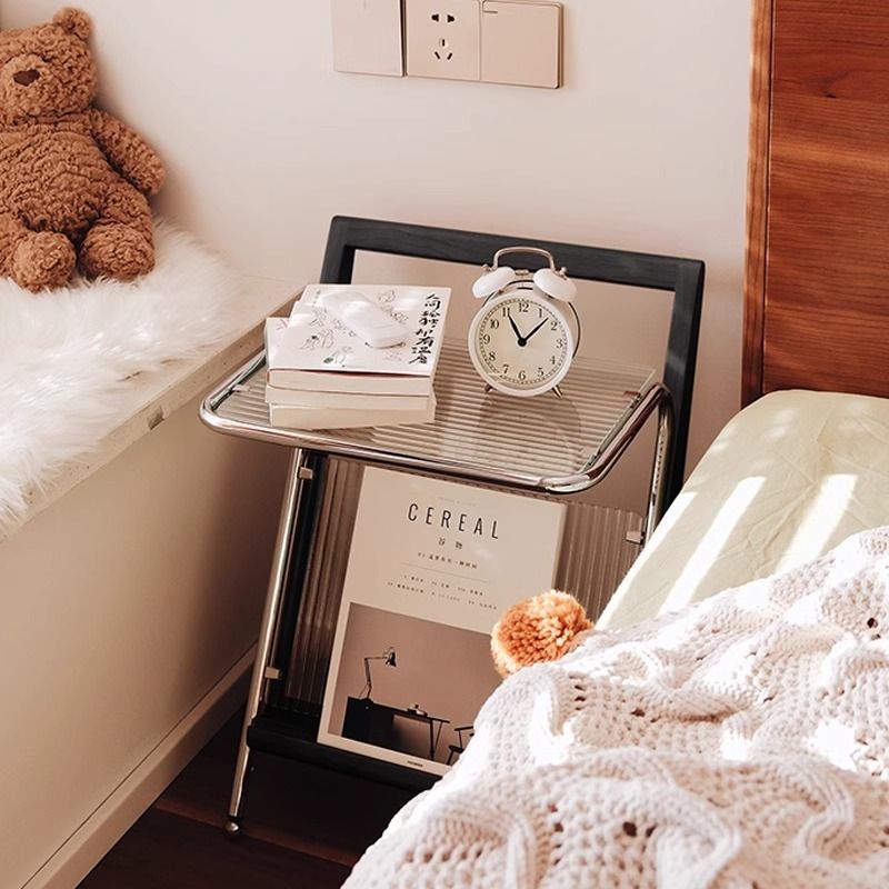 티테이블 선반 카페 인테리어 탁자 블랙 레트로