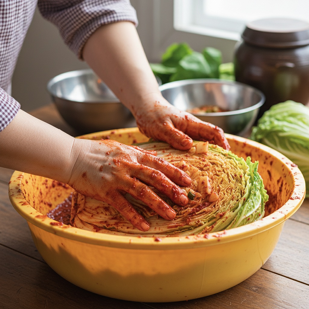 두메 국내산 100% 김장 김치 양념 김치속 HACCP 8.5kg, 1개 - 상세 이미지 5