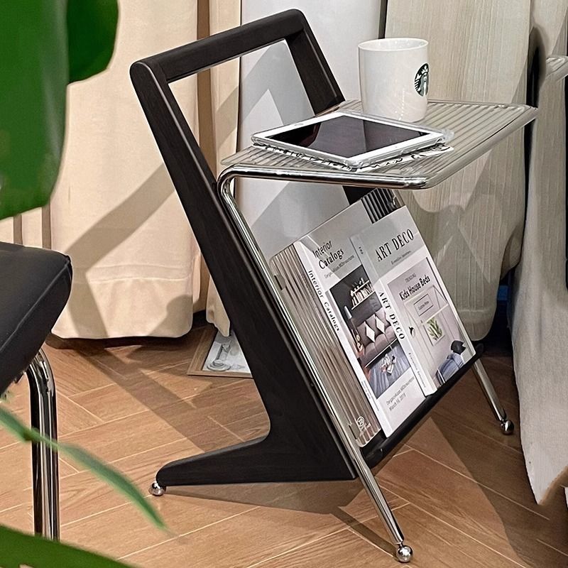 티테이블 선반 카페 인테리어 탁자 블랙 레트로