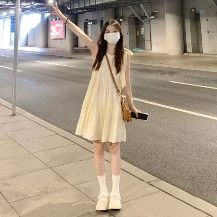 베트남원피스 여행룩 원피스 보라카이 다낭 옷 에스닉 휴양지 비치 엄마 롱 여름 여행용 - 상세 이미지 3
