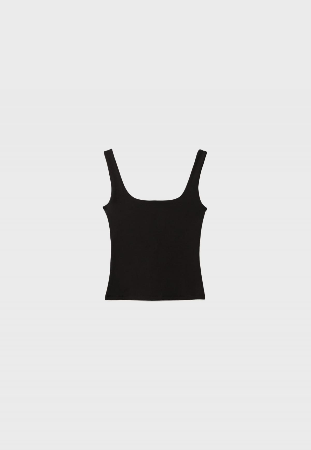스트라디바리우스 베이직 스퀘어넥 민소매 탑 8044/655 BLACK - 메인 이미지