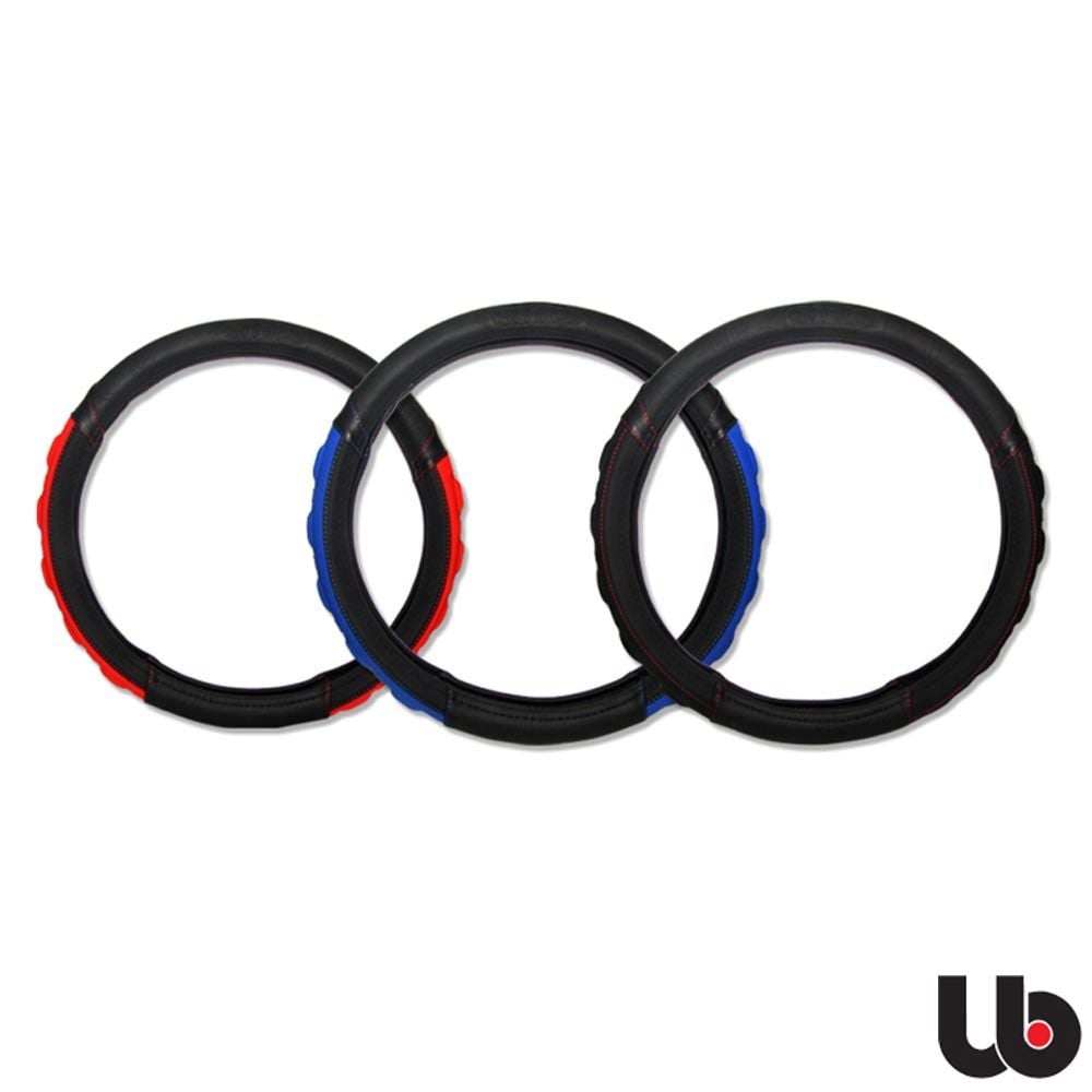 유비 오토 차량용 매트릭스 3종 공용 핸들커버 블랙