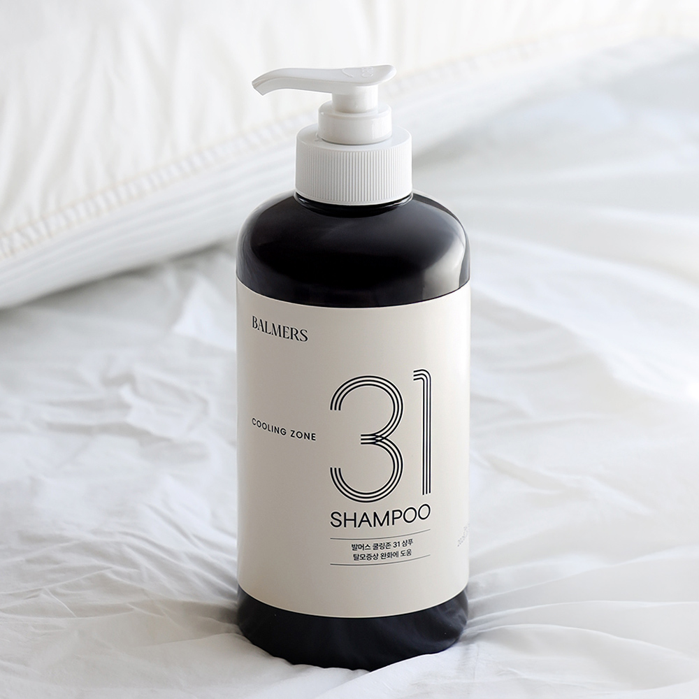 발머스 쿨링 존 31 한방 샴푸 탈모 기능성 청소년 박하 쿨 삼푸 샴프 500ml, 1개 이미지 3