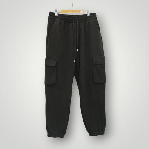 조이마담 MPT90003 기모 코듀로이 카고 밴딩팬츠 겨울바지 중년남성의류 아빠옷 - 상세 이미지 4