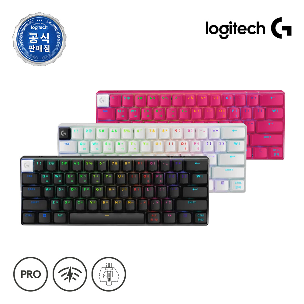 로지텍코리아 공식 G PRO X 60 LIGHTSPEED 게이밍 키보드 블랙, 리니어