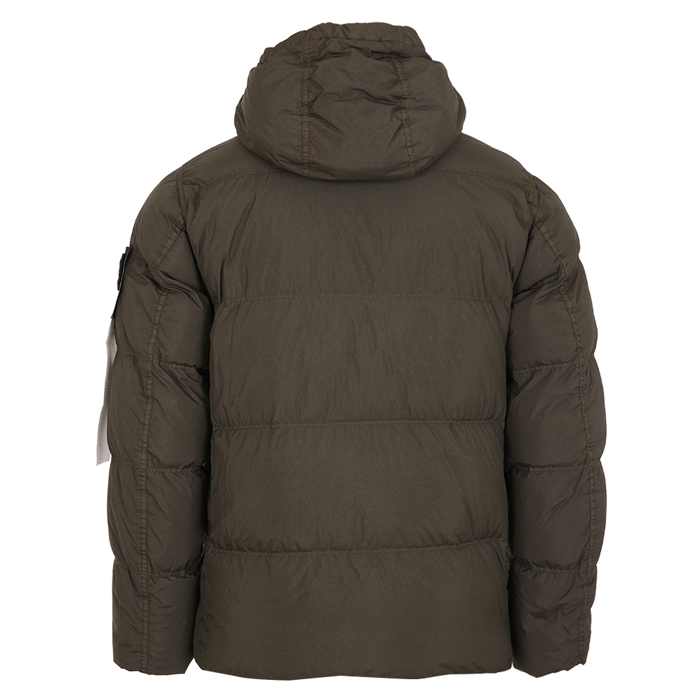 스톤아일랜드 크링클랩스 후드 다운 카키 패딩 K2S154100011 S0A23 V0054 (2025 F/W) - 상세 이미지 2