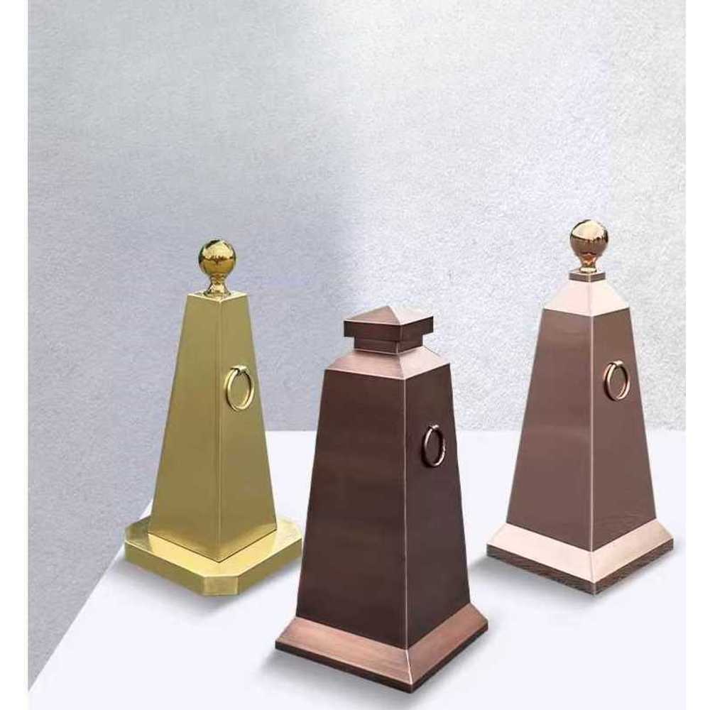 스테인리스 라바콘 주차 안내 반사 안전 표지대 호텔 로즈 골드 - 상세 이미지 2