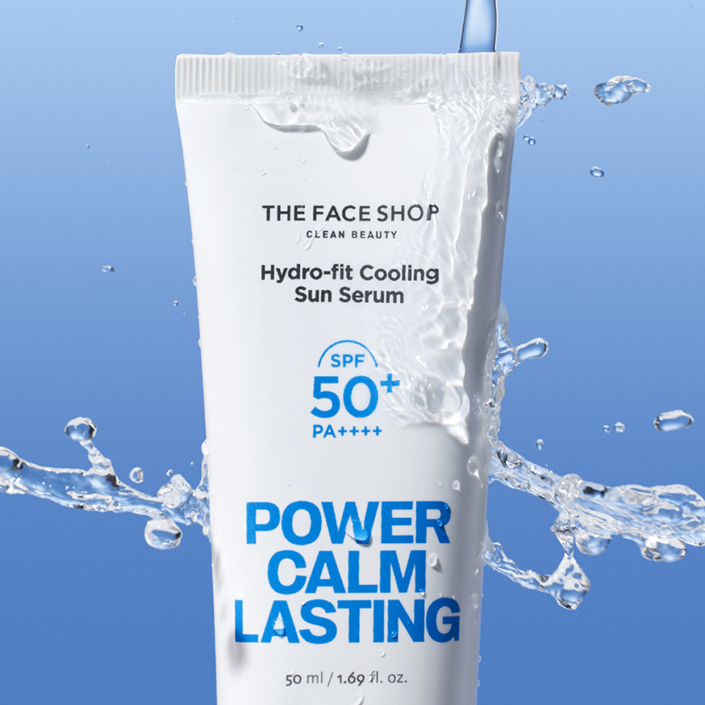 더페이스샵 파워 캄래스팅 수분핏 쿨링 선세럼 50 mL (SPF50+ PA++++) 이미지 6