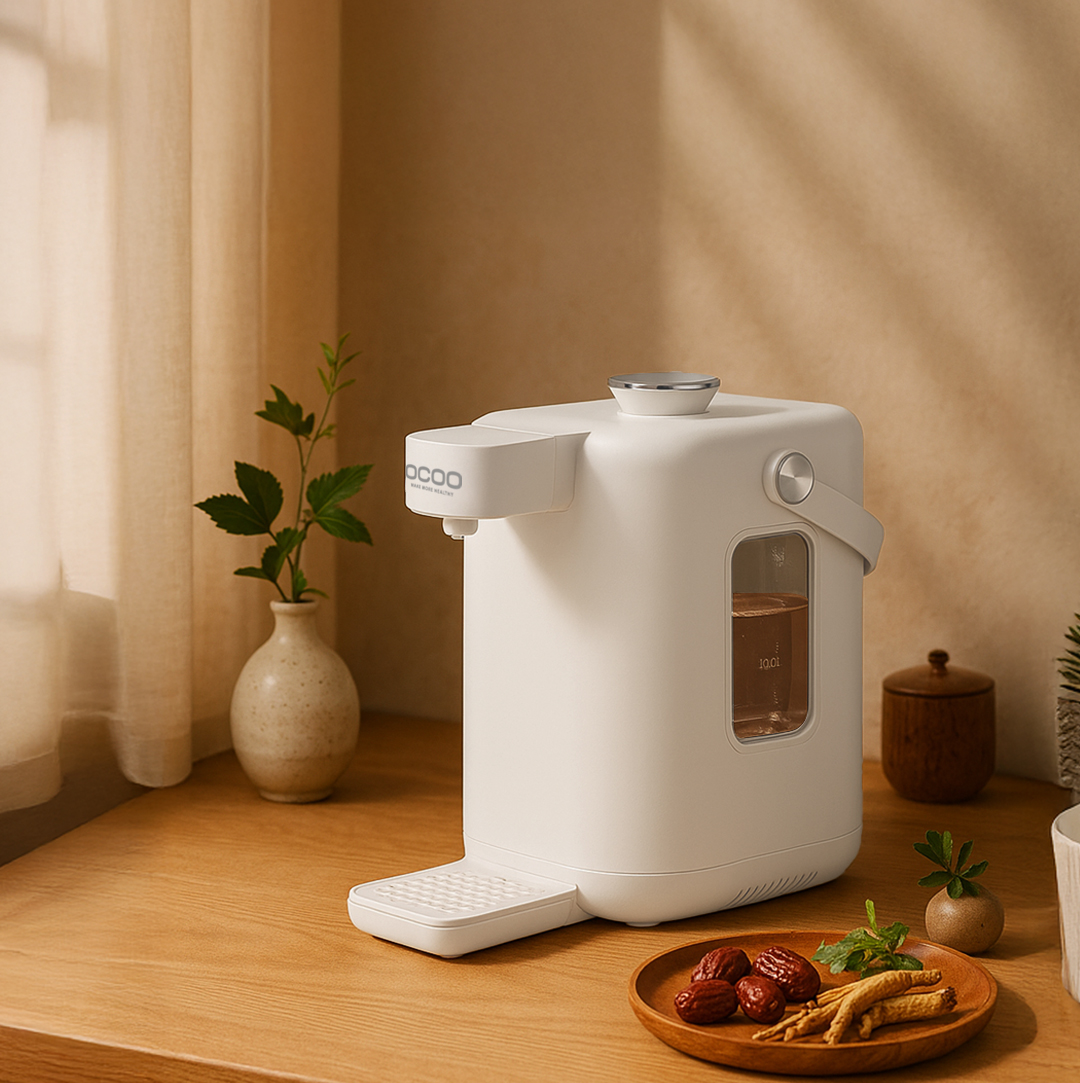 오쿠 건강드림 글라스 달임 포트 2.2리터 약탕기 OCC-DP2200