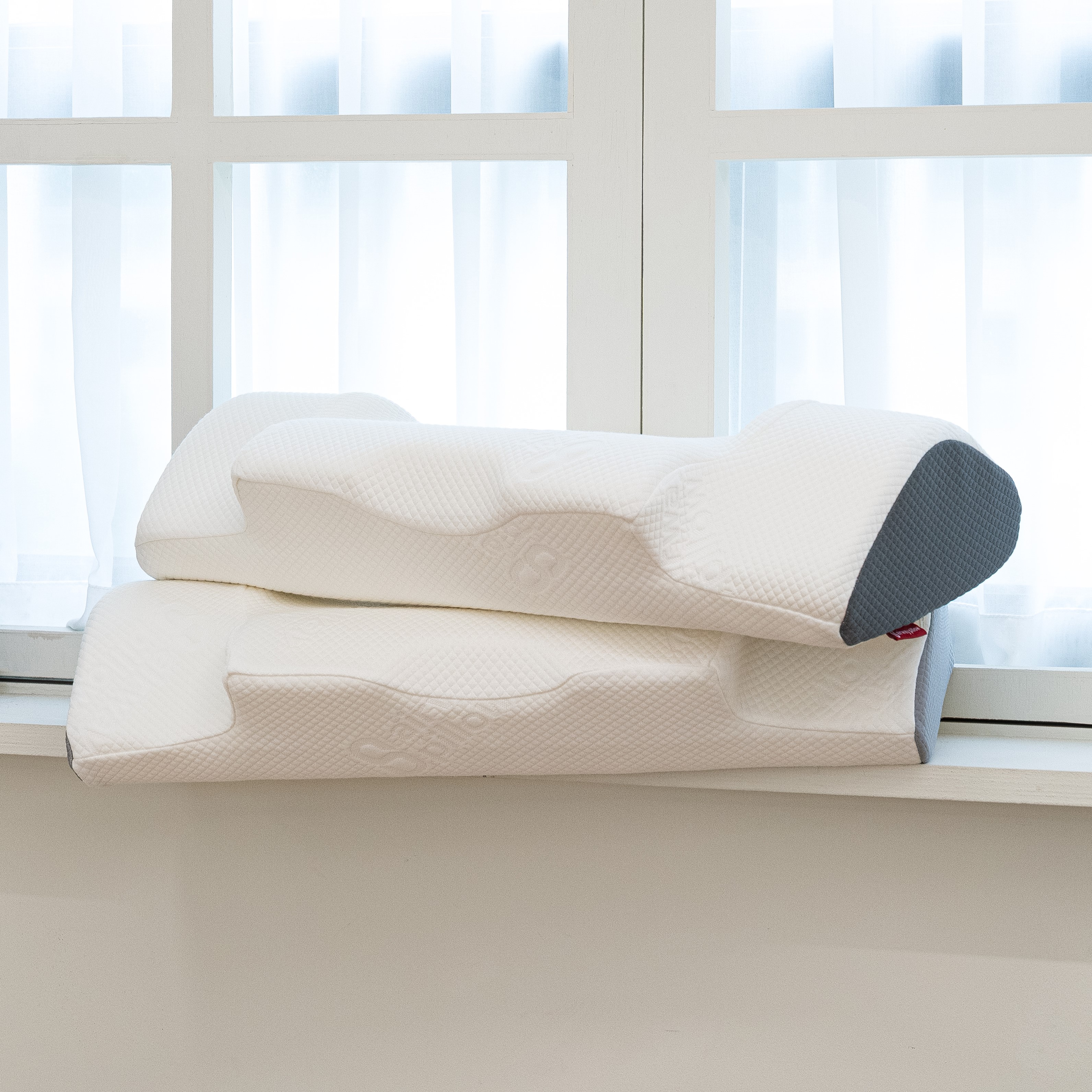 에어웨이필로우 경추베개 일자목 거북목 옆으로자는 숙면 코골이 수면 낮은 굴곡형 경추 베개