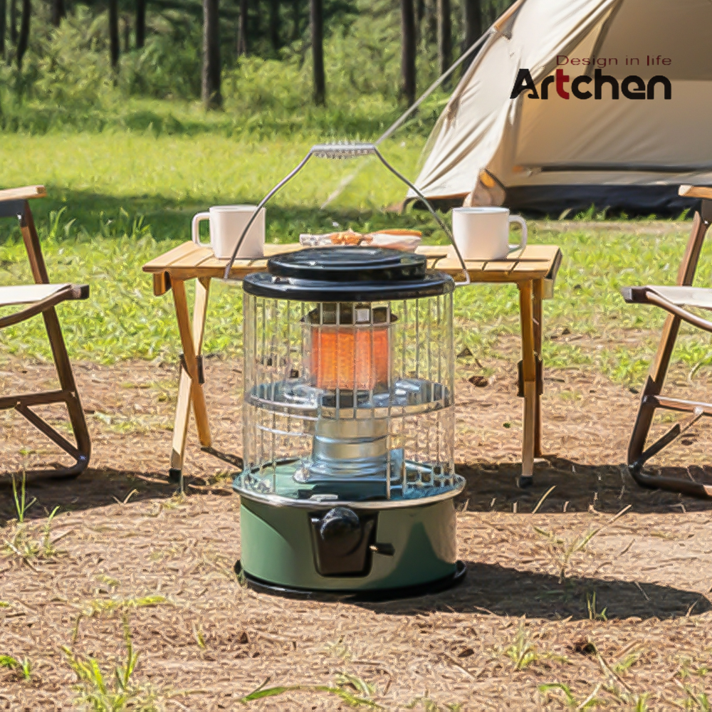 아트첸 석유난로 캠핑용 가정용 이동식 고화력 감성 레트로 심지난로