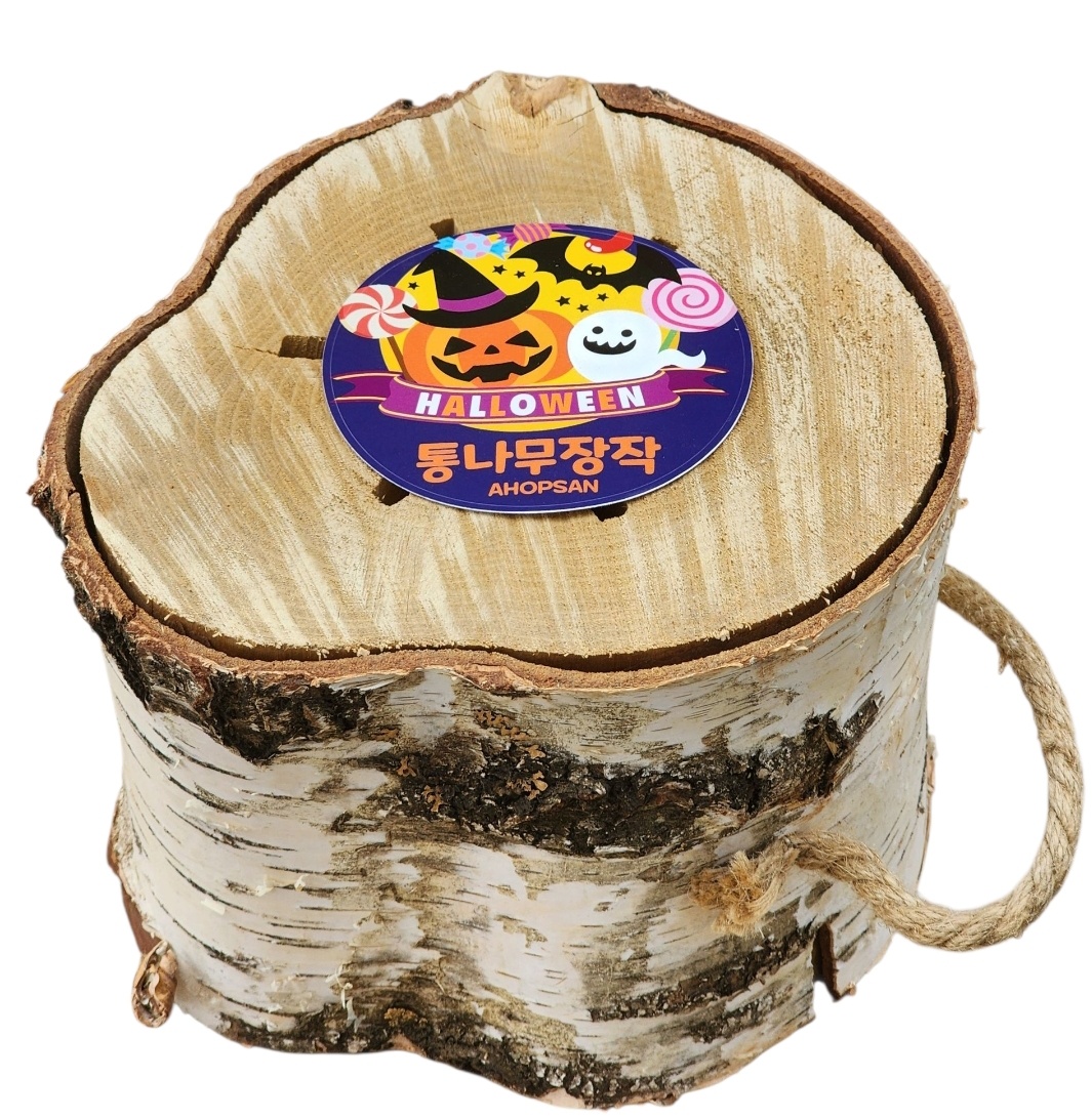 아홉산캠핑 착화제포함 자작나무 통나무장작 대형