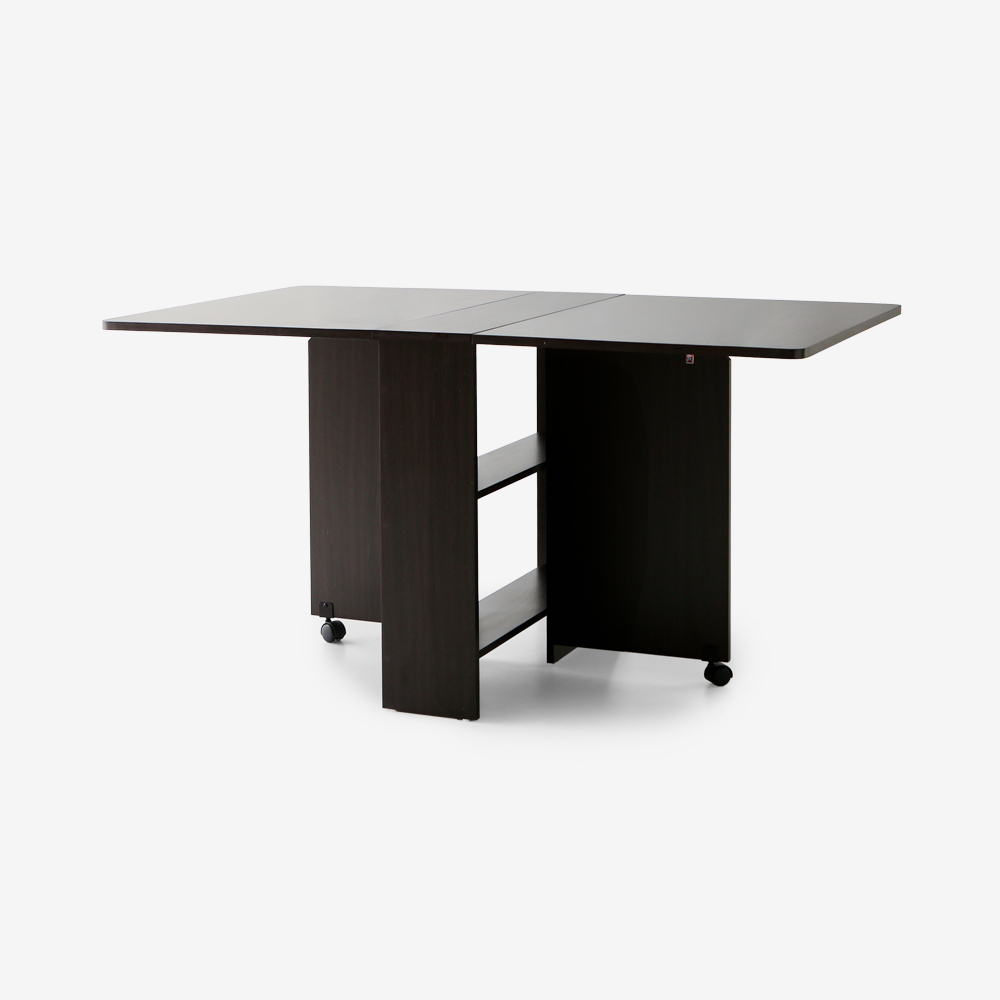 OLVIA 접이식테이블 1400mm, 블랙브라운 2057.3104