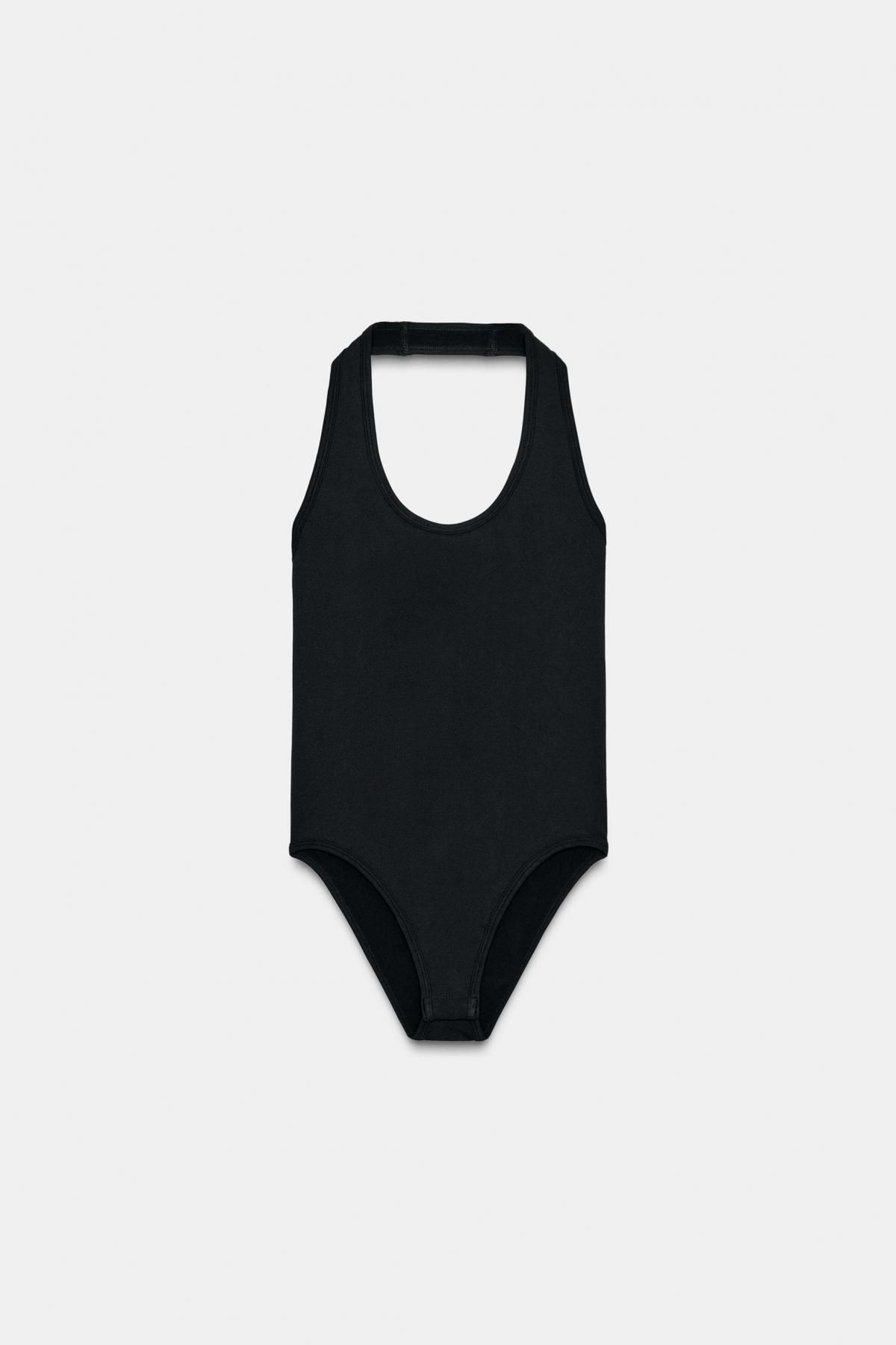 자라 베이직 시크 심리스 홀터넥 바디슈트 5063/894 BLACK - 메인 이미지
