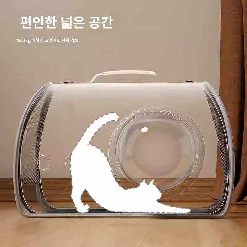 우주 캡슐 백팩 고양이 강아지 사계절 고양이 가방 100개 세트 40x26x26cm - 상세 이미지 4