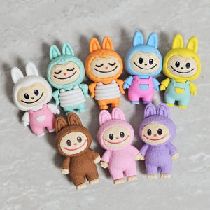 라부부 지우개 랜덤 박스 1세트(32개입) 인형 굿즈 뽑기 학용품 단체 ... 실사용 후기 | 효과 있을까? - 상품 이미지 2