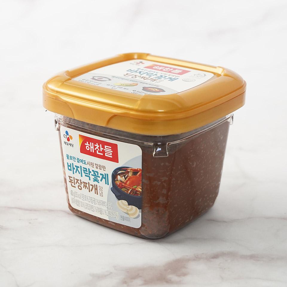 메가마트 CJ 해찬들 그대로 끓여먹는 된장찌개 바지락 꽃게 450g - 상세 이미지 2