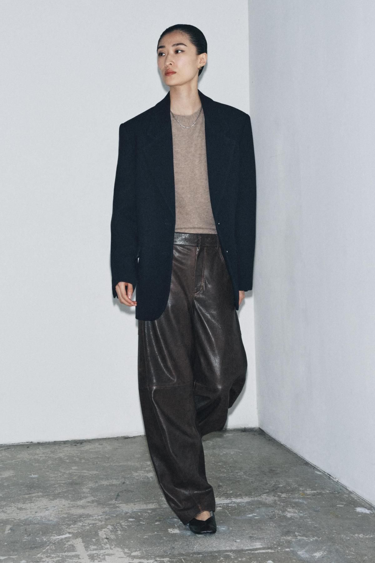 자라 오버사이즈 테일러드 울블렌드 블레이저 3736/252 NAVY BLUE - 상세 이미지 2