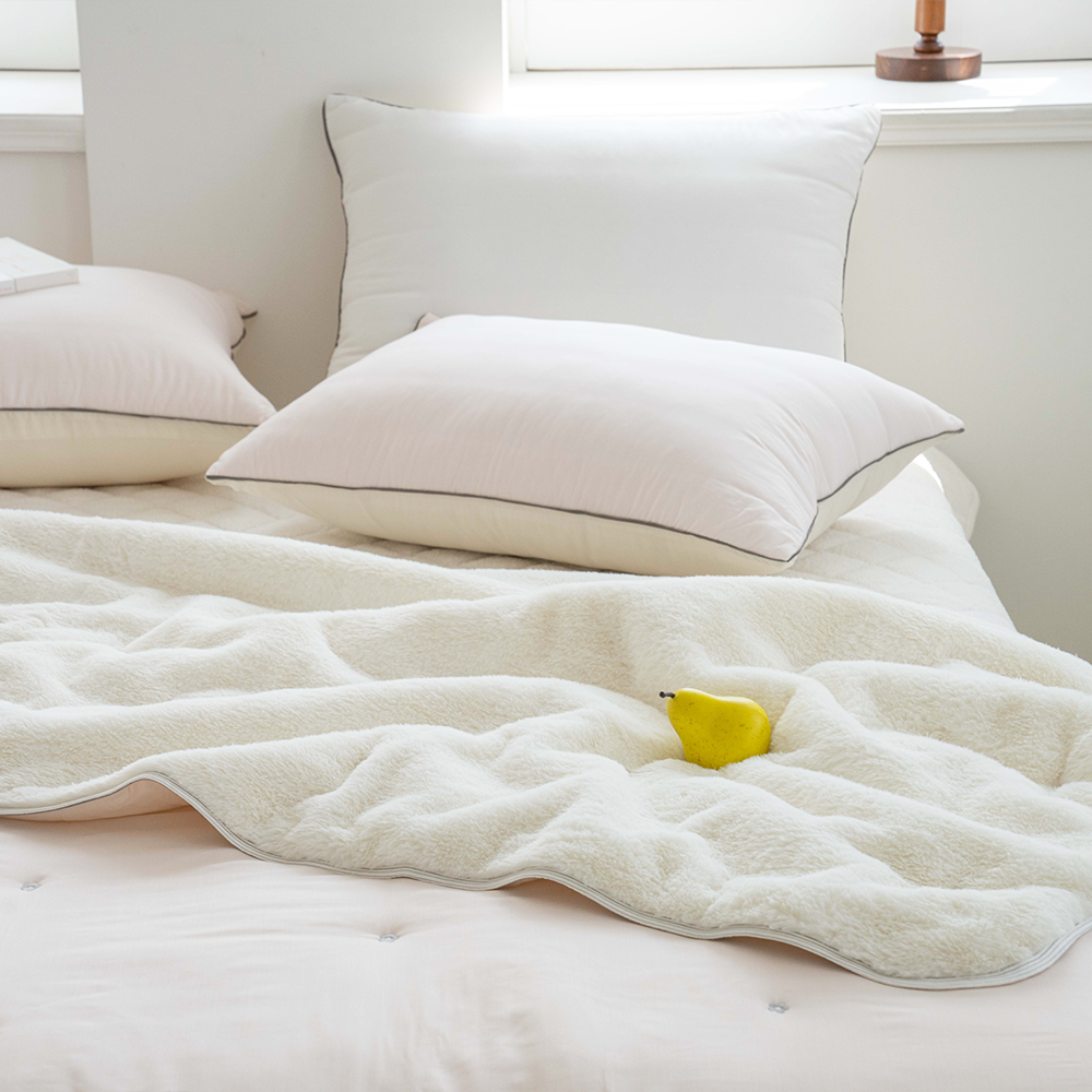 쿠에뜨 극세사이불 토끼털 모달 양면 슈퍼싱글 고급 어린이 시리얼 겨울이불