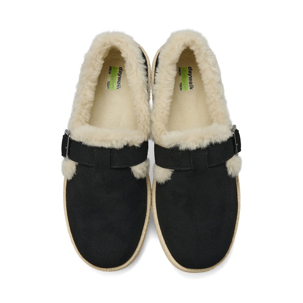 데이워크 털내피 발편한 아치쿠션 방한화 여성 신발 플러피 카멜 DW30077-APRS