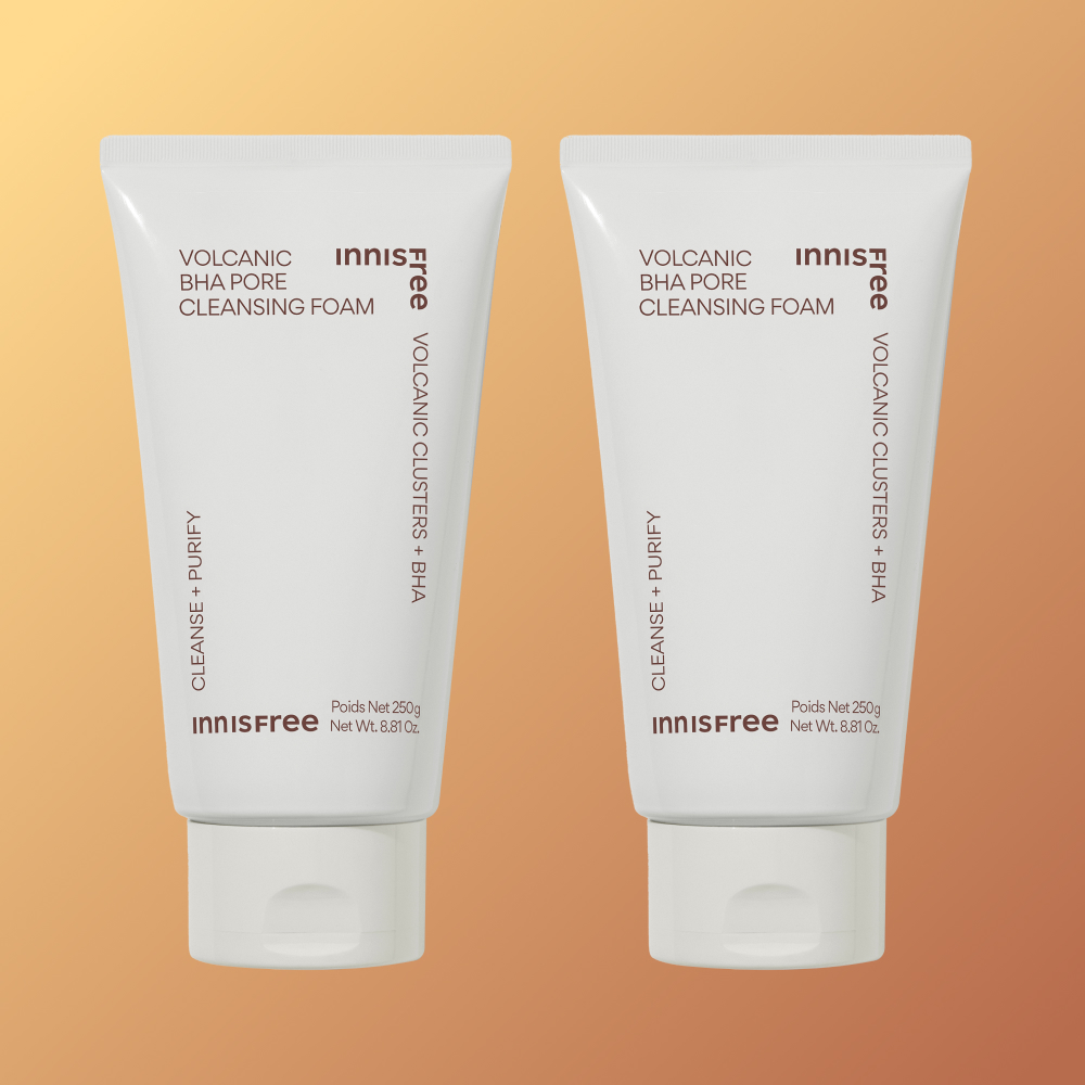 이니스프리 화산송이 바하 모공 폼클렌징 / 각질 피지 블랙헤드 여드름성 250ml, 2개 제품 이미지