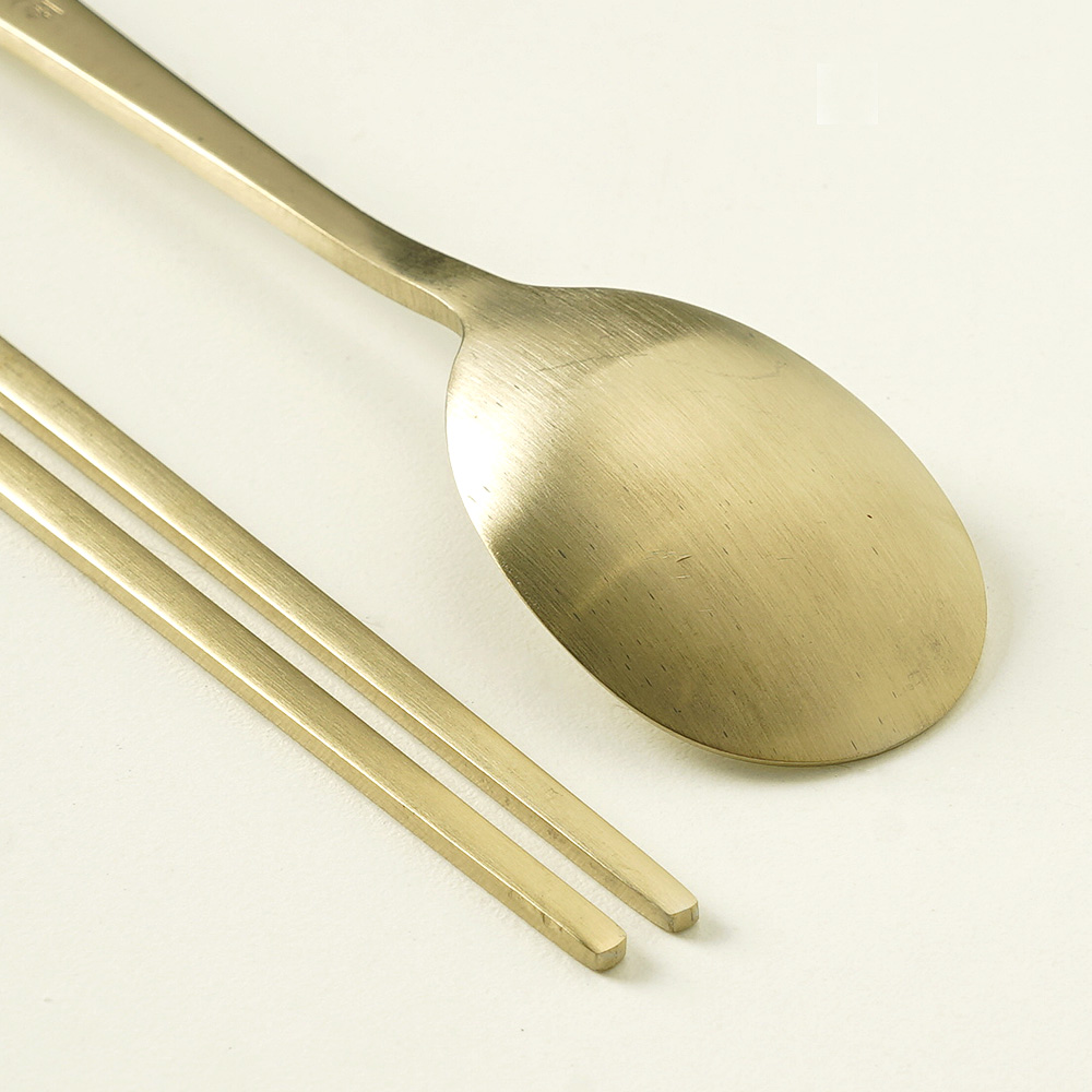 티타늄 스텐 숟가락 한식 수저 업소용 식당 - 상세 이미지 4