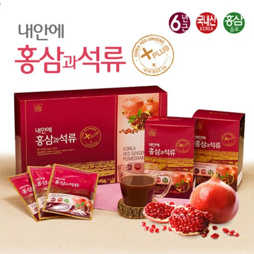 홍삼과 석류 50ml x 30포 - 상품 이미지