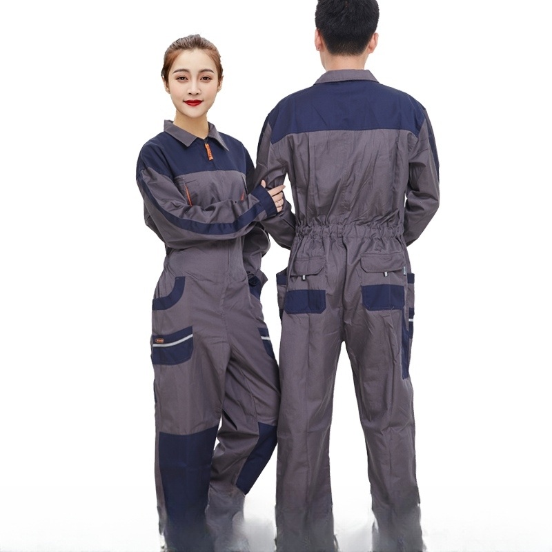 멜빵작업복 화방 여름 스즈끼복 내마모성 목공 바지 춘추 용접 미술 근무복 일체형 카센터 - 상세 이미지 3
