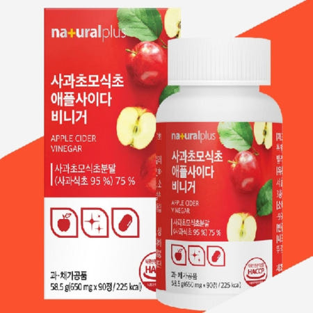 진토샵 대용량 유기농 애플 사이다 비니거 사과 발효 초모 과일 식초 유산균 제품 90 정