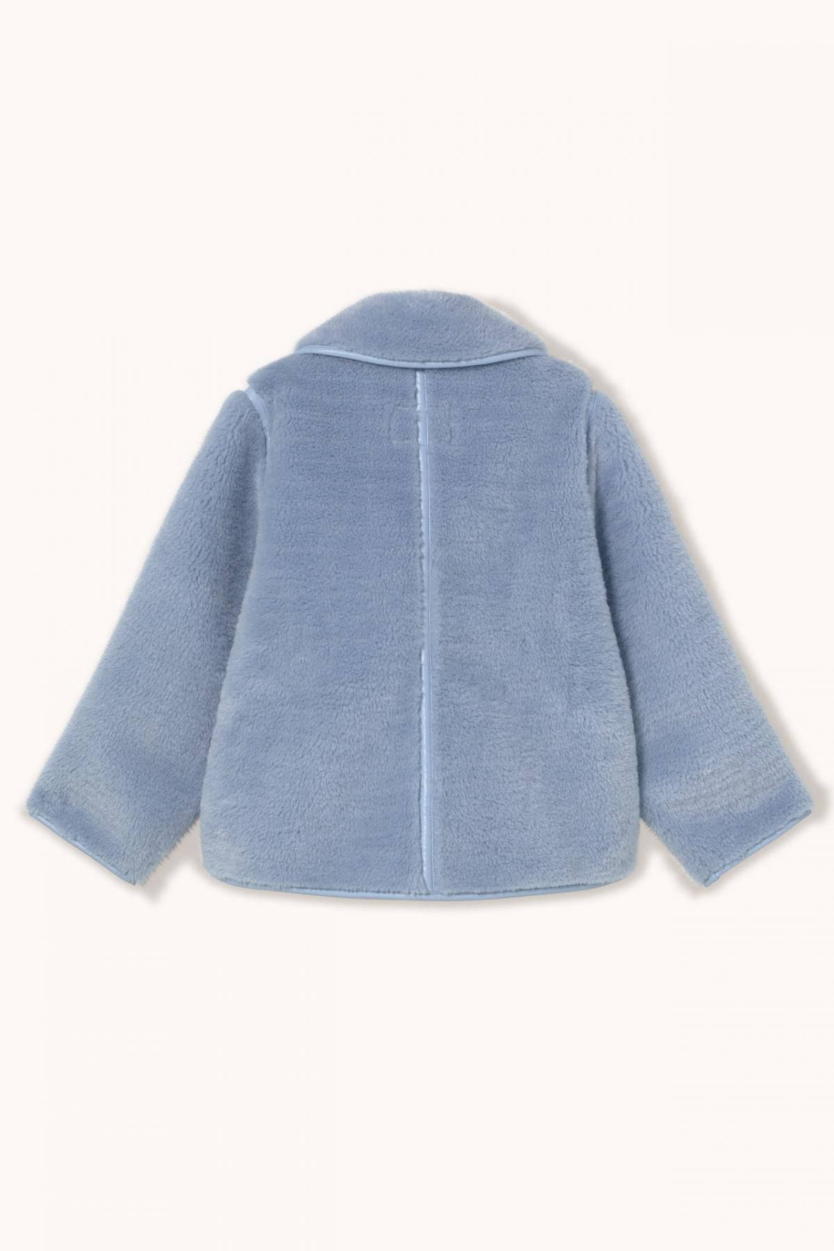 타이니코튼 에코퍼 테크니컬 데님 블루 숏코트 AW25-683-P24 ONE COLOR - 상세 이미지 2