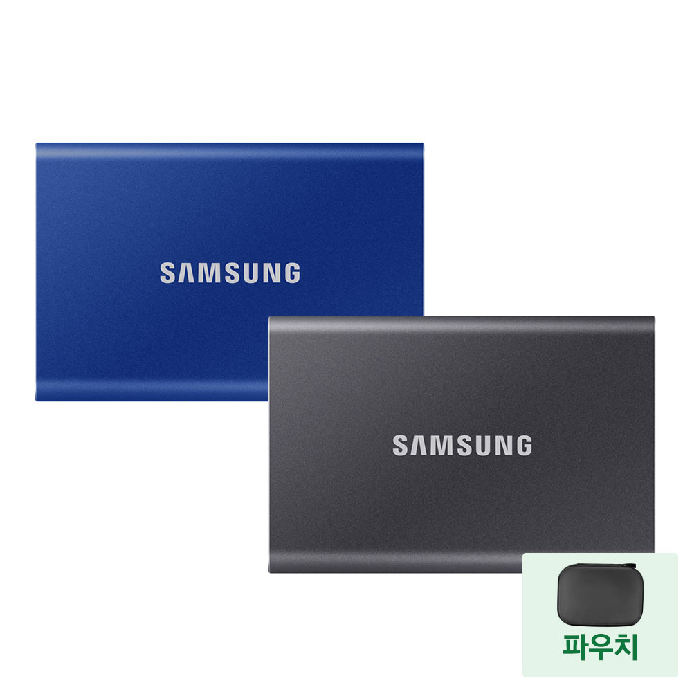 삼성전자 삼성 포터블 T7 외장하드 SSD MU-PC1T0 +(카드8%+파우치) - 상세 이미지 2