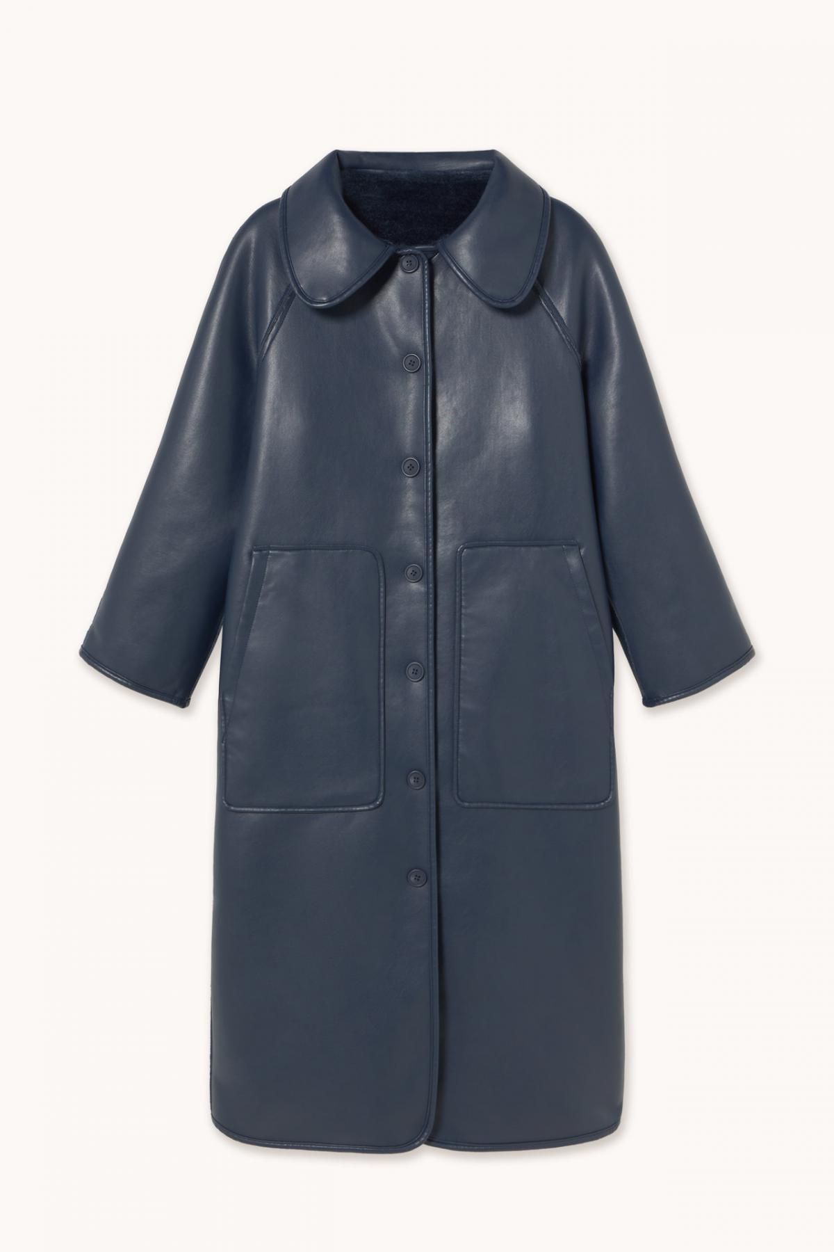 타이니코튼 페이크퍼 네이비 롱코트 AW25-682-107 ONE COLOR - 상세 이미지 3