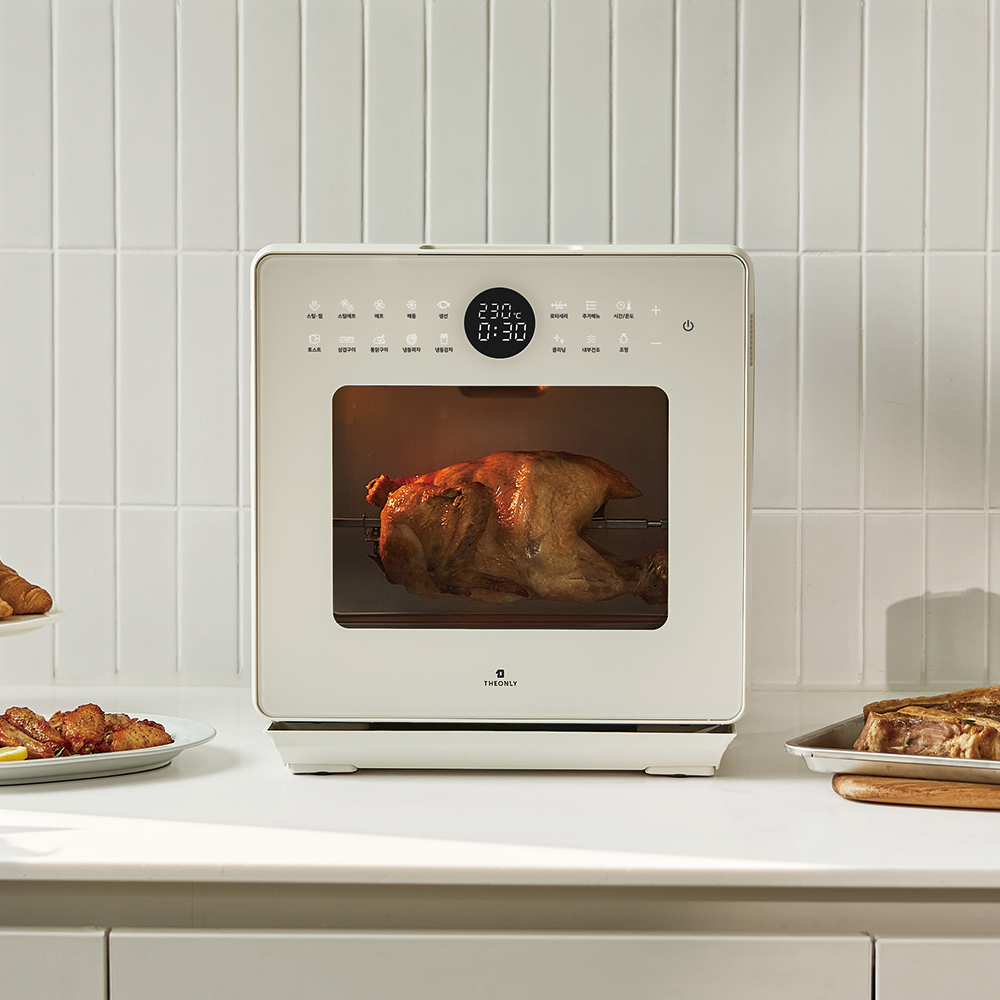 디온리 26년형 올스텐 스팀 에어프라이어 무연마제 고온자동세척 15L 대용량 오븐